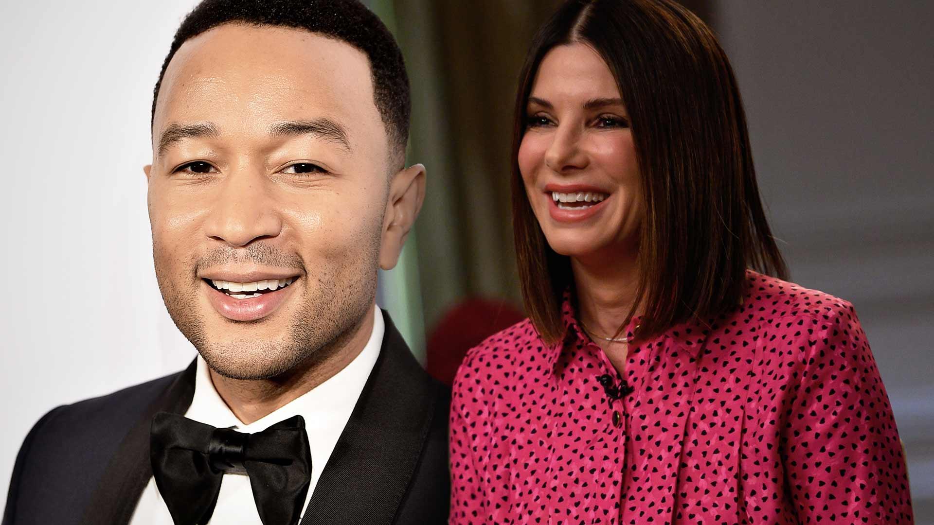 Sandra Bullock Working With John Legend to Bring Her College Life to Small Screen