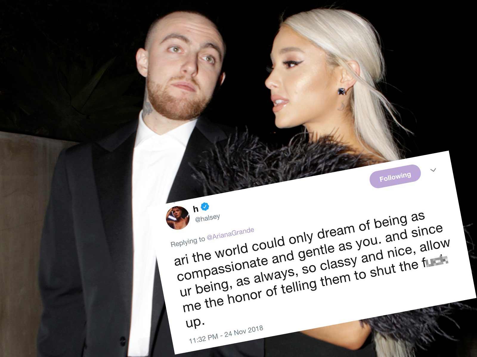 Halsey Defends Ariana Grande After She’s Accused of ‘Milking’ Mac Miller’s Death