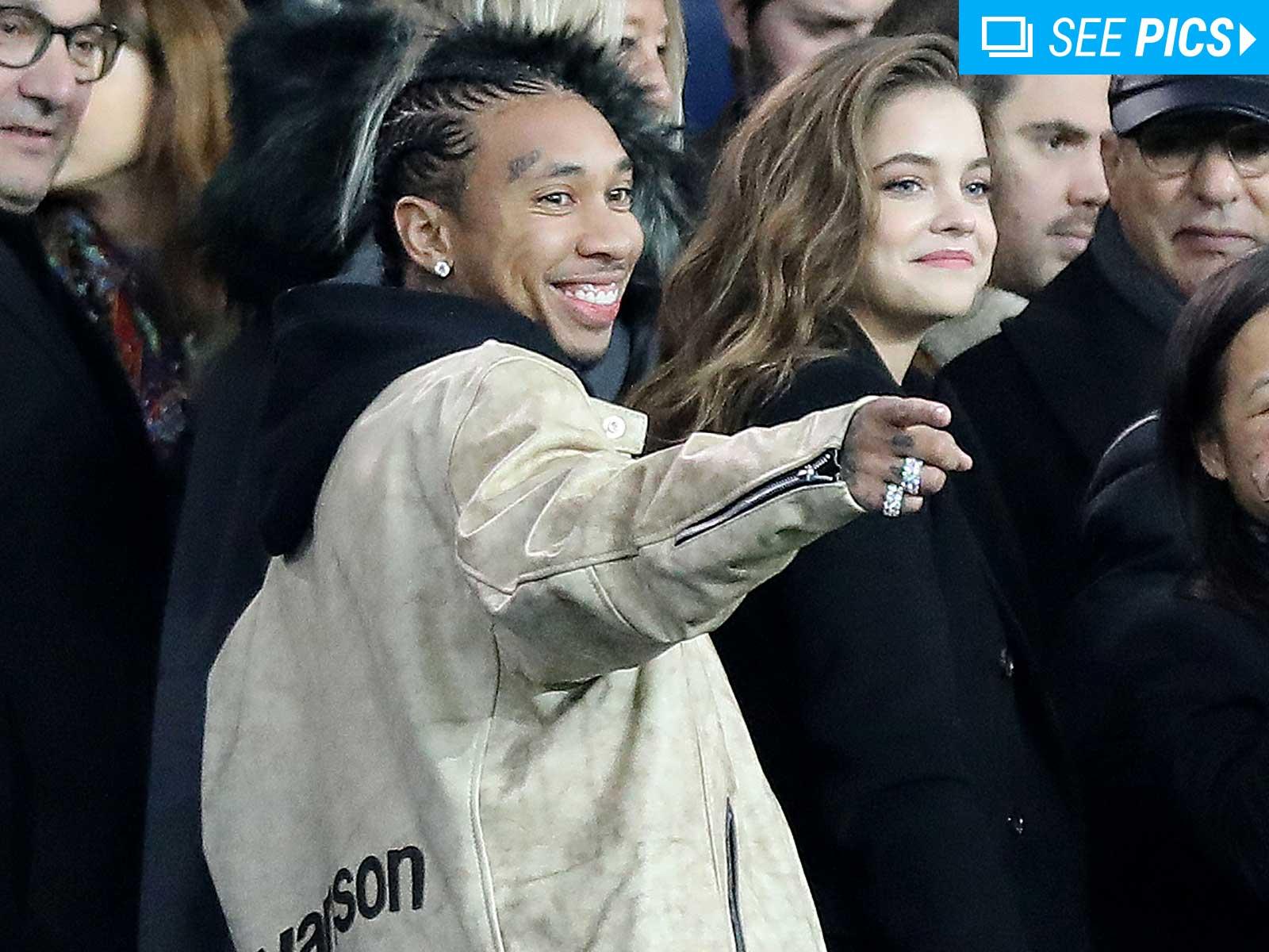 Tyga Finds Soccer Much More Enjoyable When with a Model