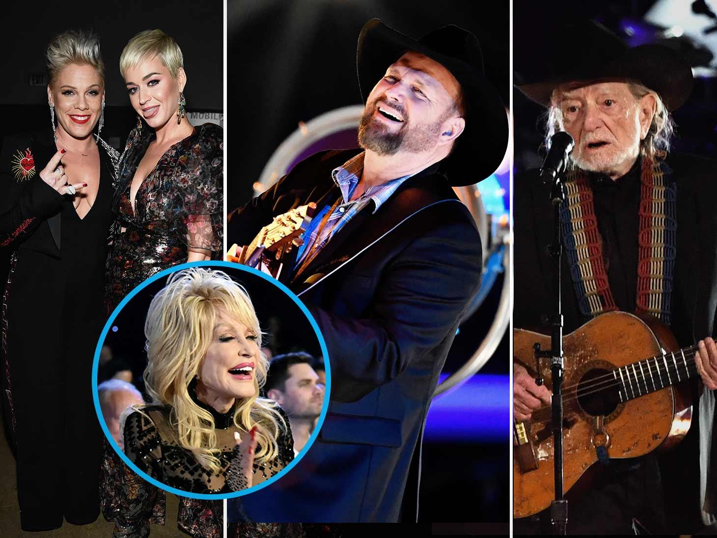Dolly Parton Honored By Willie Nelson, Garth Brooks, Katy Perry at MusiCares Person of the Year
