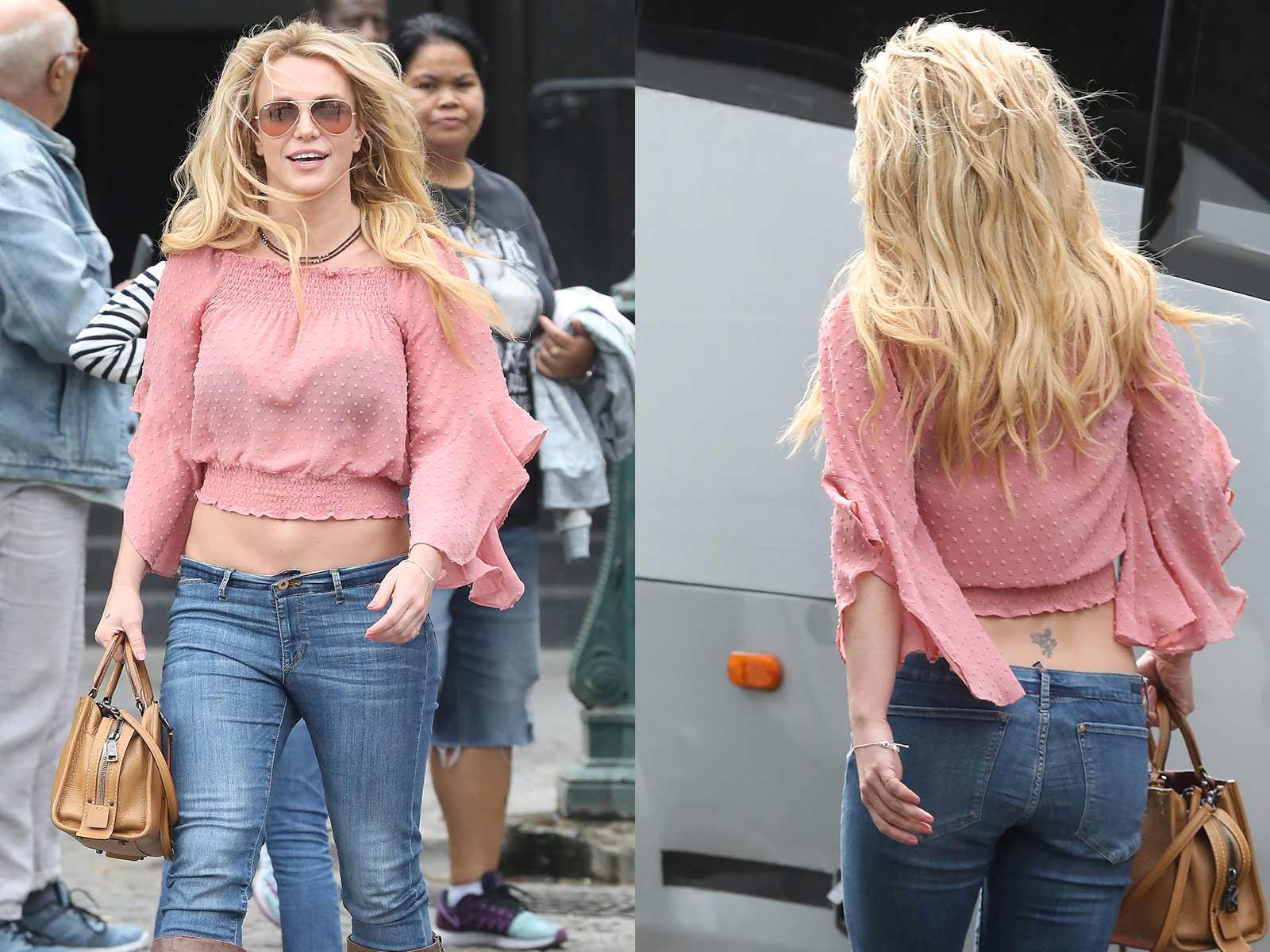 Britney Spears Lowridin’ Through Paris