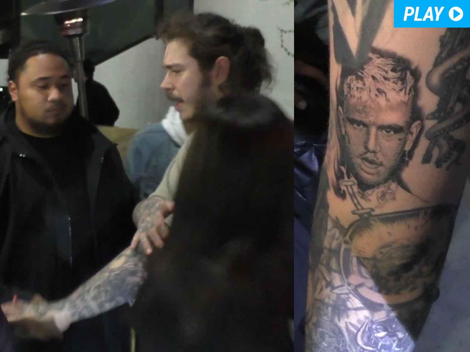 Post Malone Pays Tribute to Lil Peep with Bold Tattoo