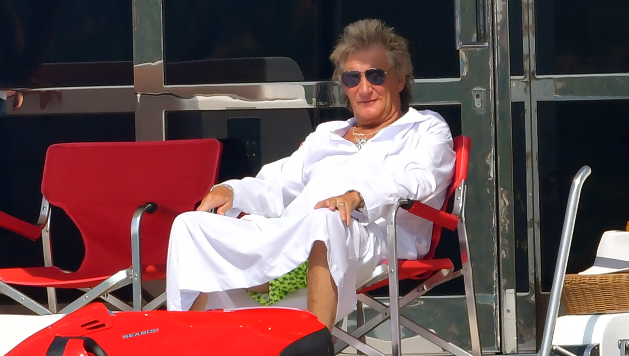 Rod Stewart Taps Into ‘Emotion’ During Vacation On Mega Yacht