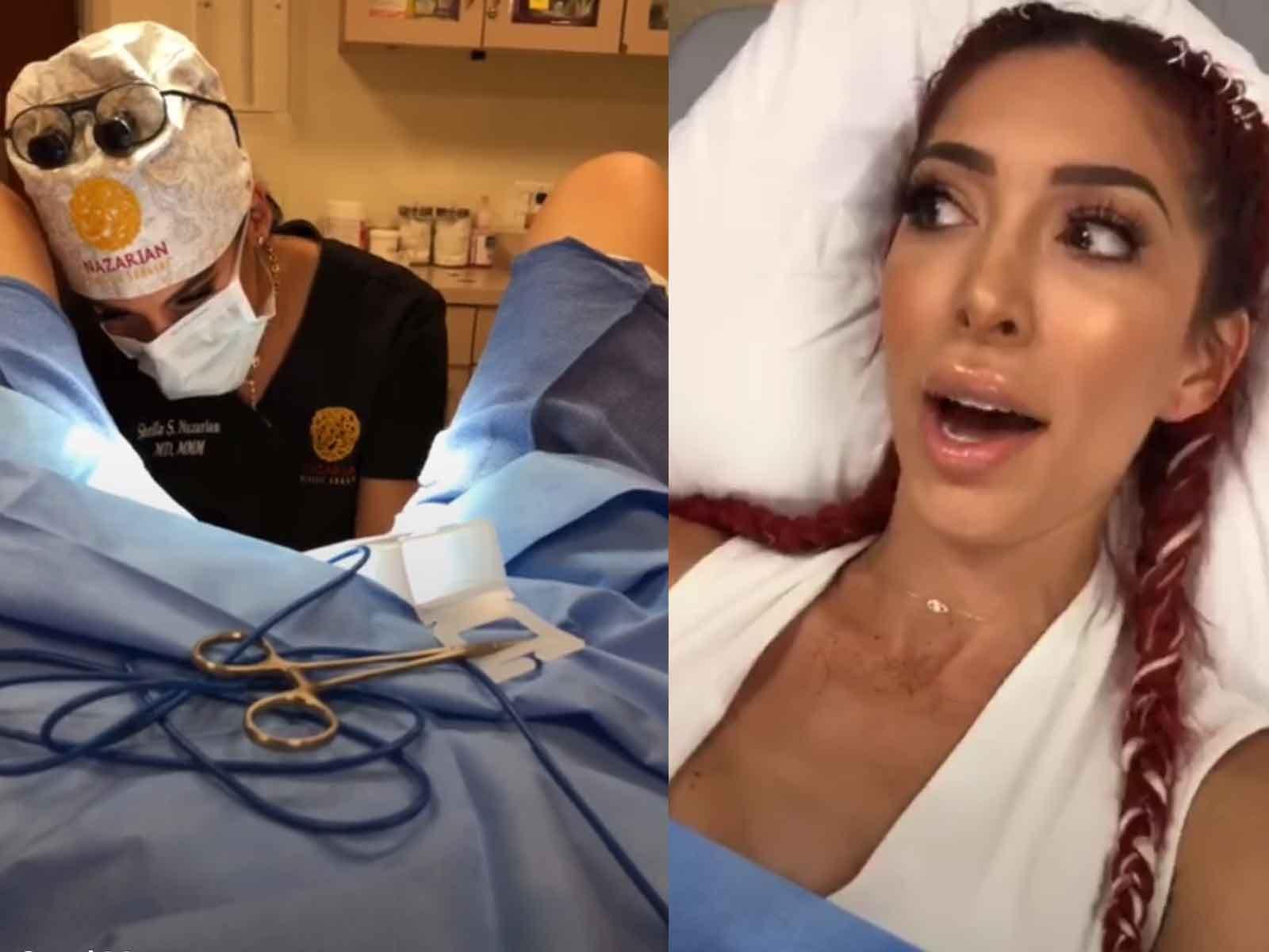 Farrah Abraham Gets New Designer Vagina Live on Instagram!