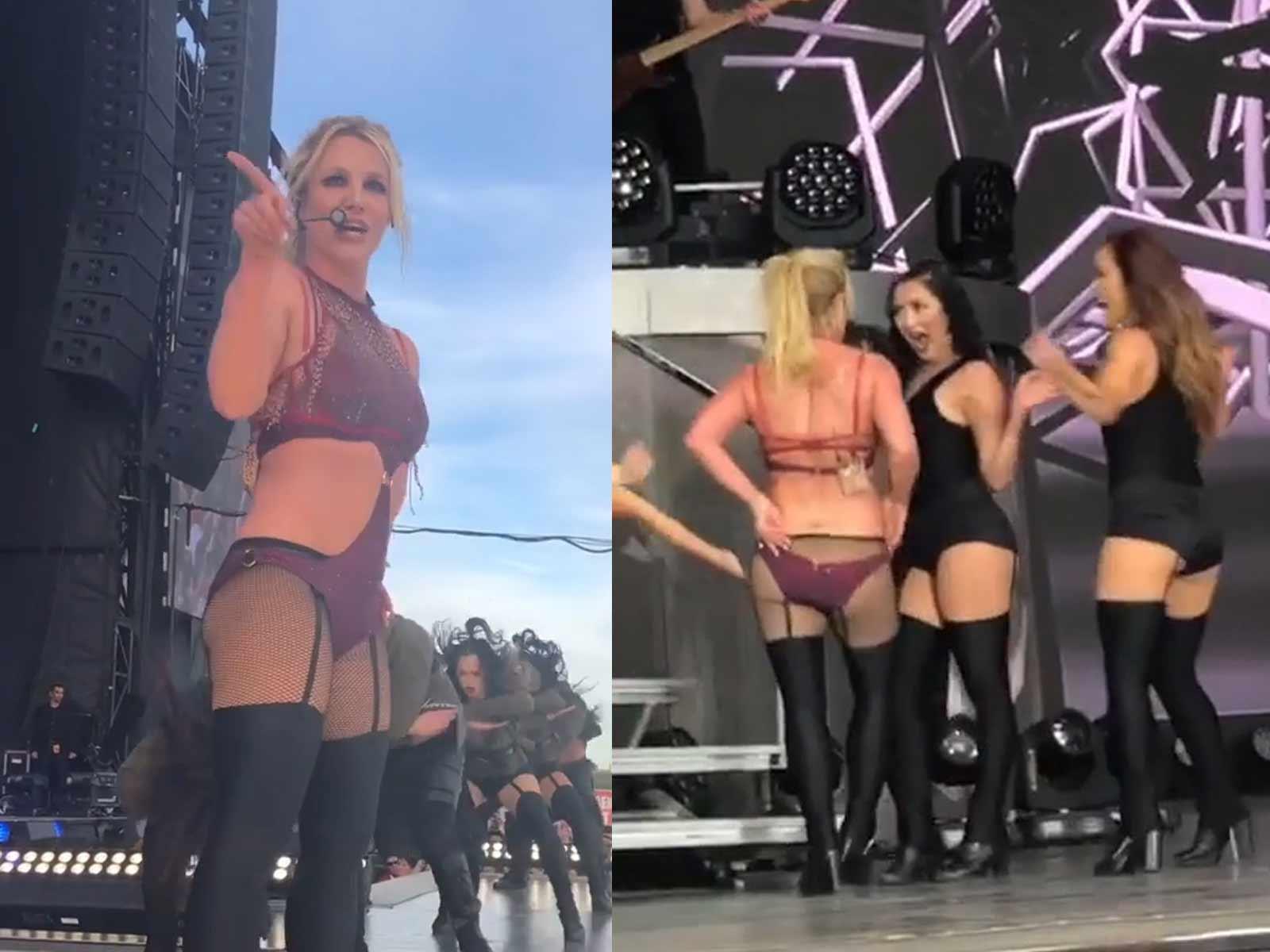 Britney Spears Closes Out Tour and Performs for Her New Niece for the First Time