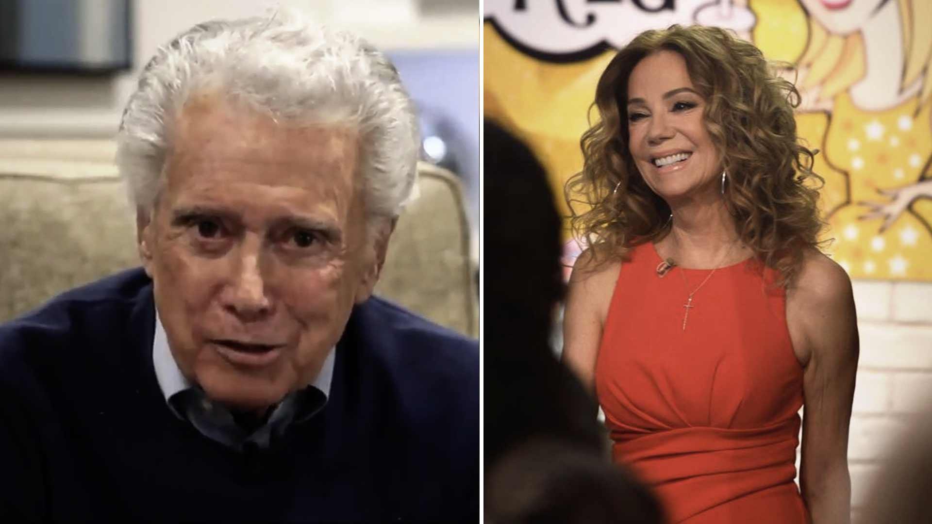 Regis Philbin Says Goodbye to Kathie Lee Gifford During Her Last Day on ...