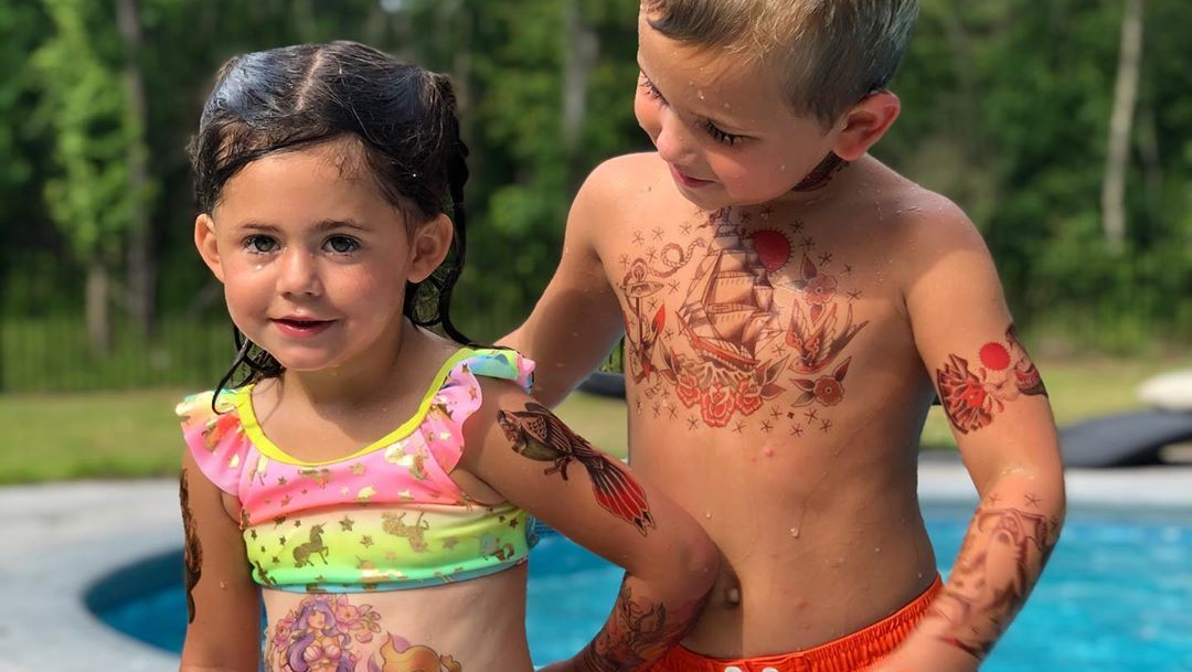 ‘Teen Mom’ Star Jenelle Evans Shares Photos Of Her Kids Decked Out In Full-Body Tattoos!!