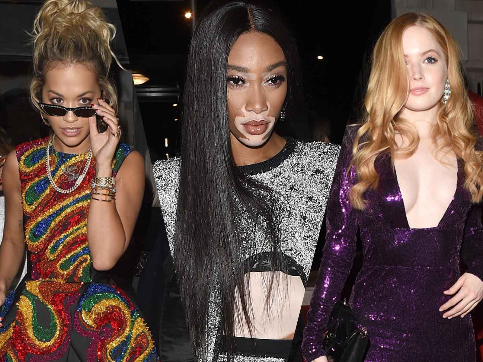 Rita Ora and Winnie Harlow Rock Bold Silhouettes at BAFTA Afterparty