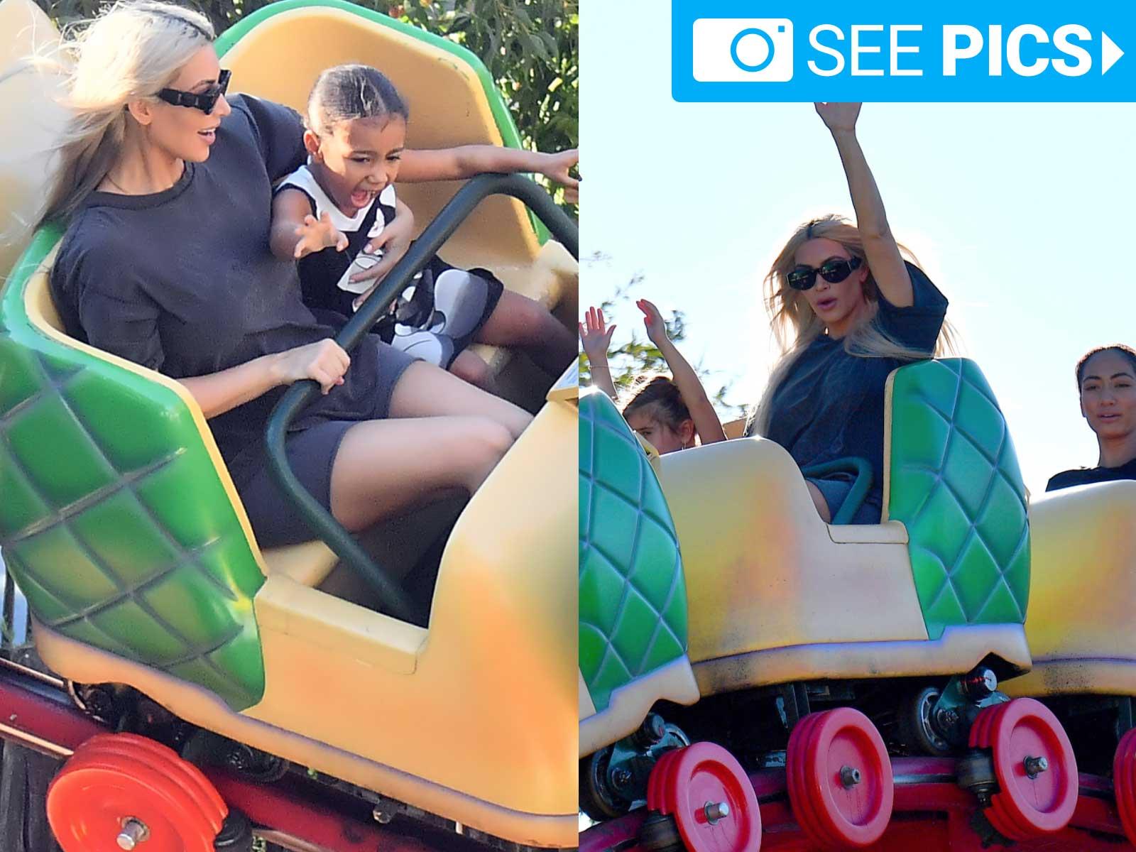 Kim and Kourtney Celebrate $150 Million Payday at Happiest Place on Earth