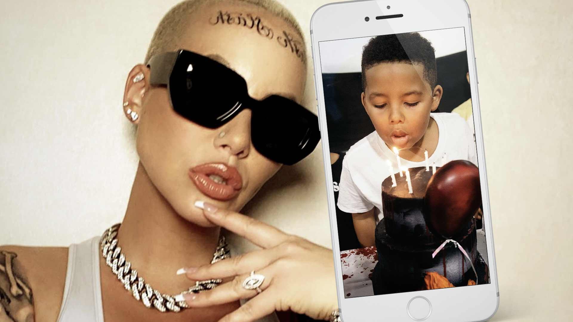Amber Rose Gushes Over ‘Angel’ Son Sebastian On His 7th Birthday Days After Pop Smoke’s Death: ‘He’s My Life!’