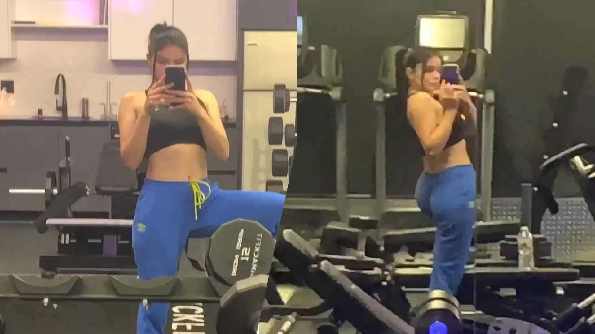 Ariel Winter Slays Booty Goals Workout In The Gym