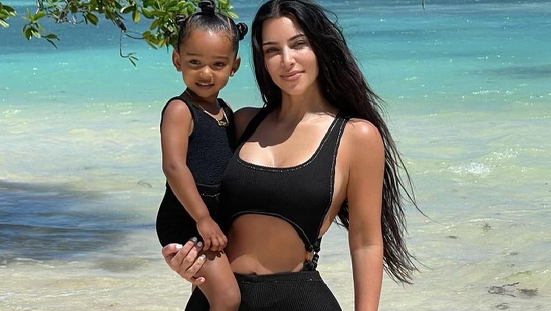 Kim Kardashian Enjoys Fun In The Sun With Daughter Amid Divorce