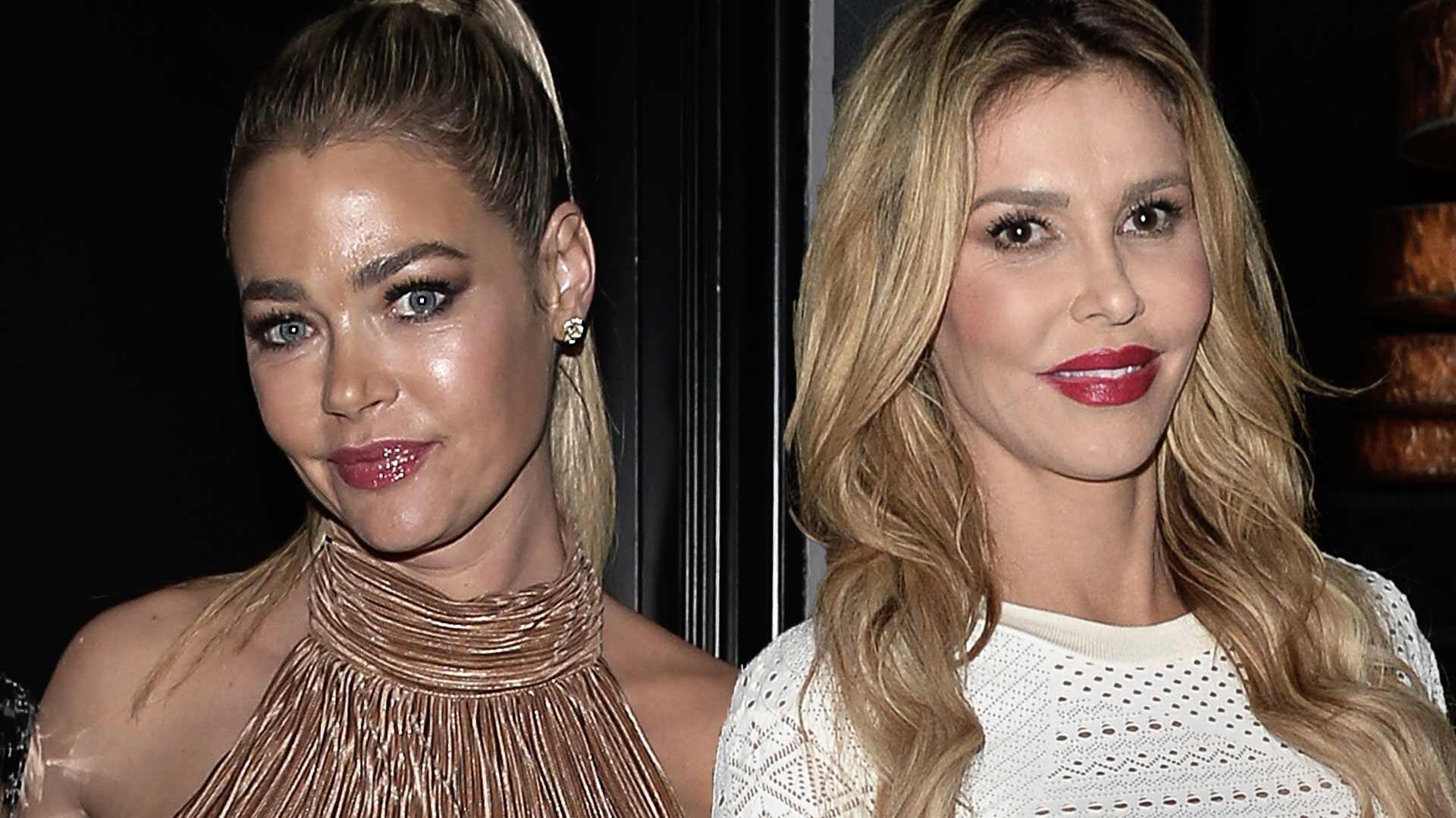 'RHOBH' Star Denise Richards Returns Home To Face The Music Amid Brandi