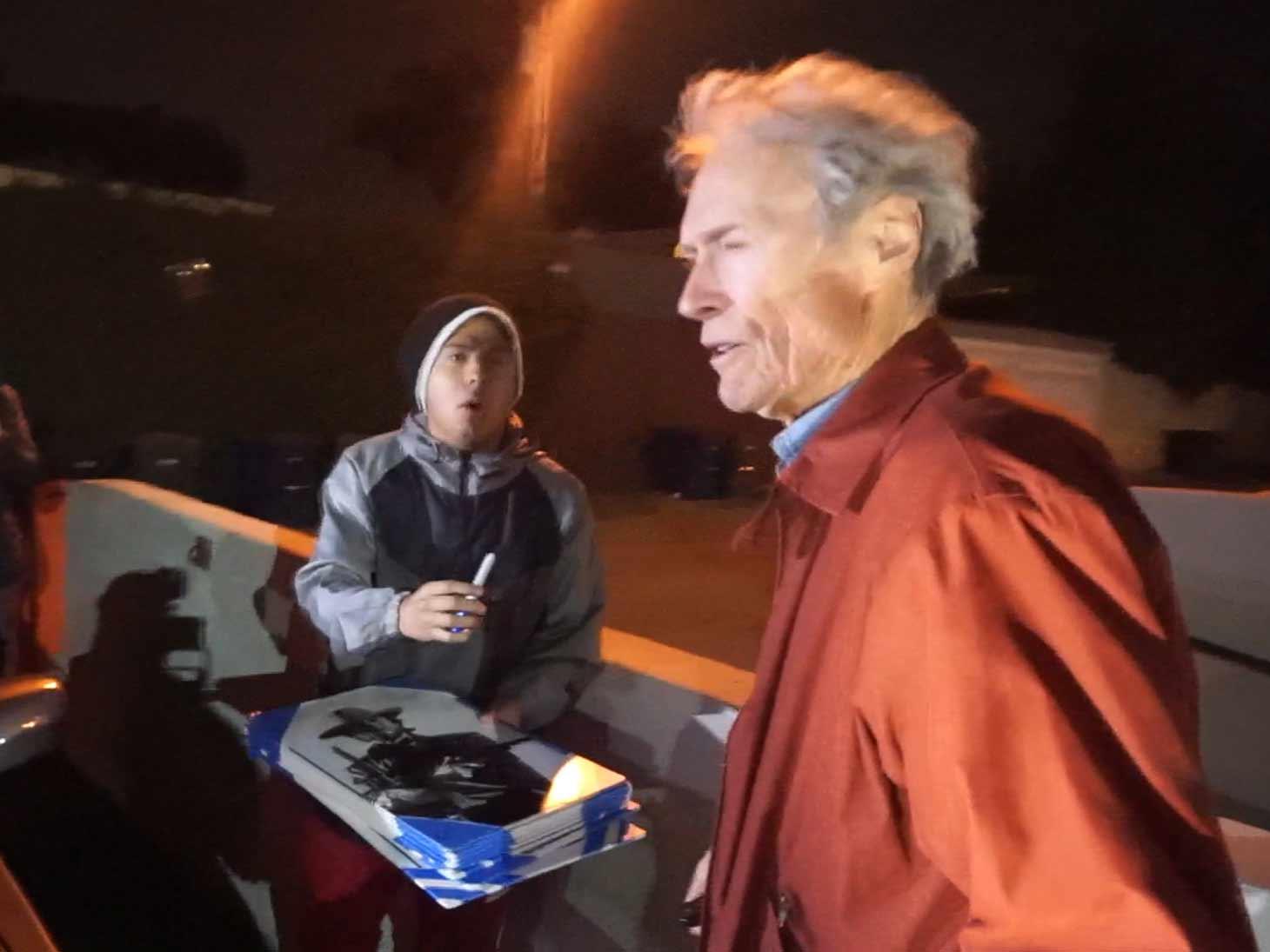 Clint Eastwood Just Wants to Go Home After Dinner