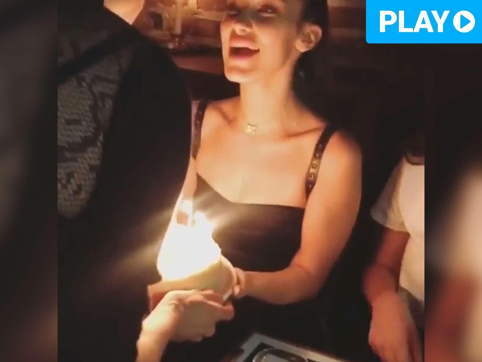 Bella Hadid Shows Off Her Cakes For 21st Birthday
