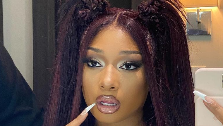 Megan Thee Stallion Wigs Out With Purple 'Do Before Busting Sultry 