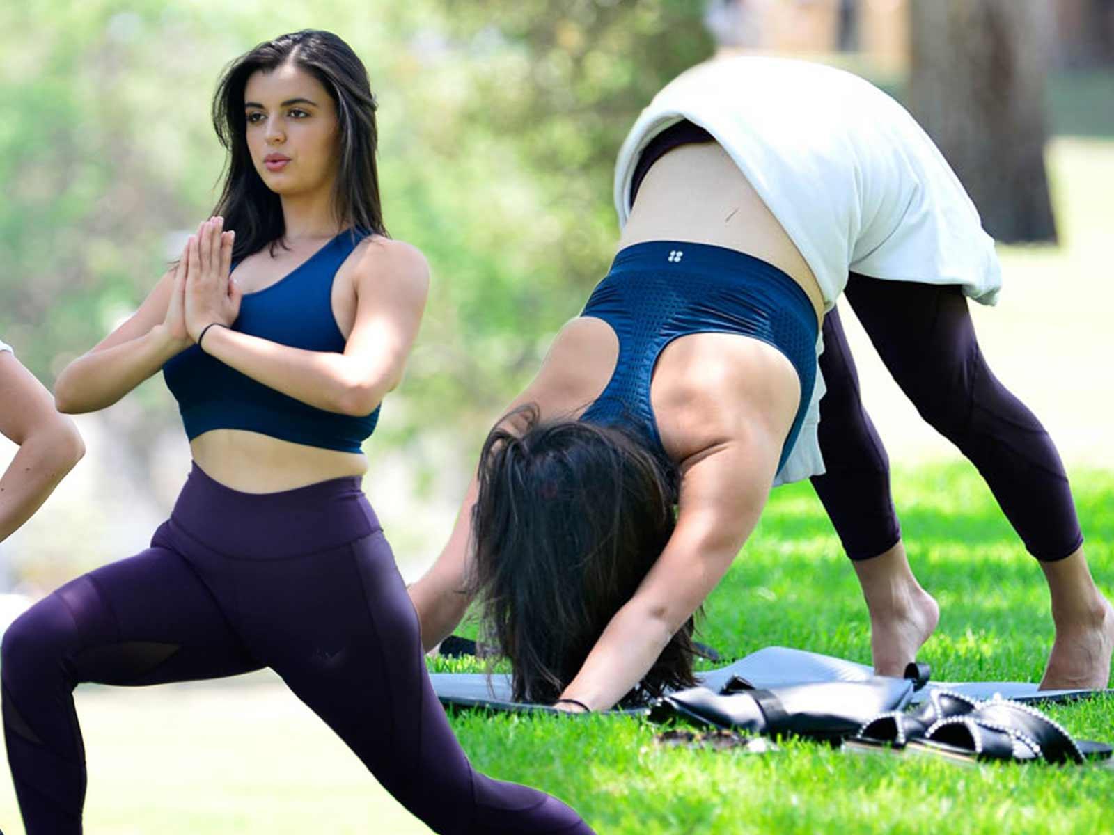 Rebecca Black Goes Face Down, Mats Up In Beverly Hills Yoga Session