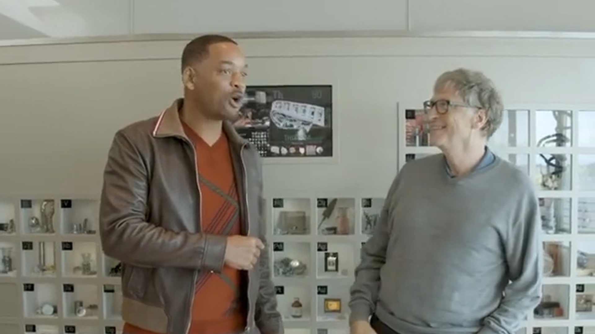 Will Smith Wants To Steal Bill Gates’ Amazing Periodic Table That Has Actual Elements