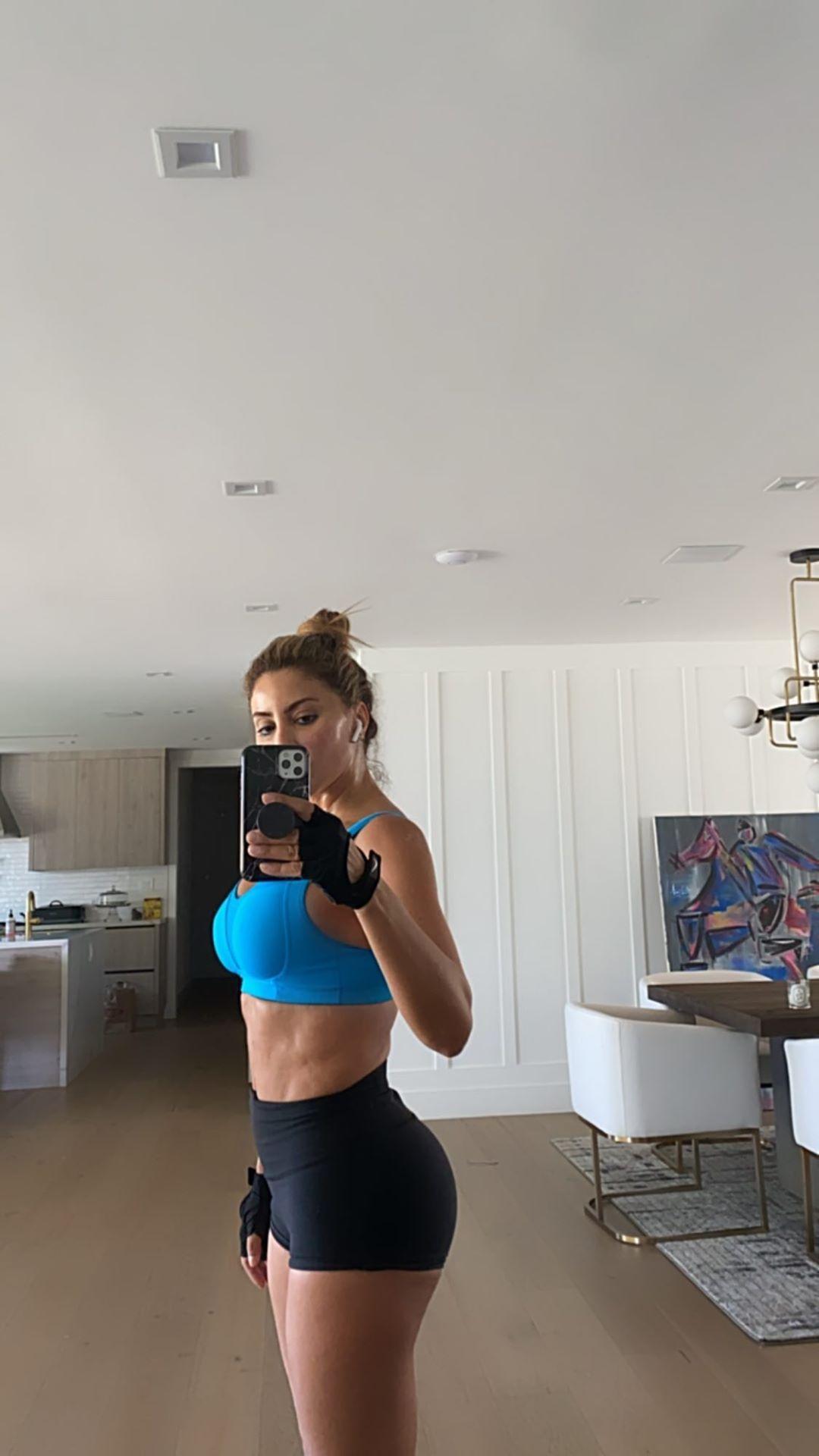 Larsa Pippens Booty Is Poppin After Doing Her Own Full Body Workout The Blast