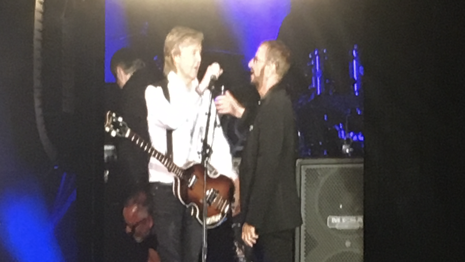 Paul McCartney Reunites With Ringo Starr at Dodger Stadium Concert