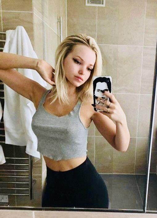 Dove Cameron Censored In Sheer Undies Nip Show The Blast