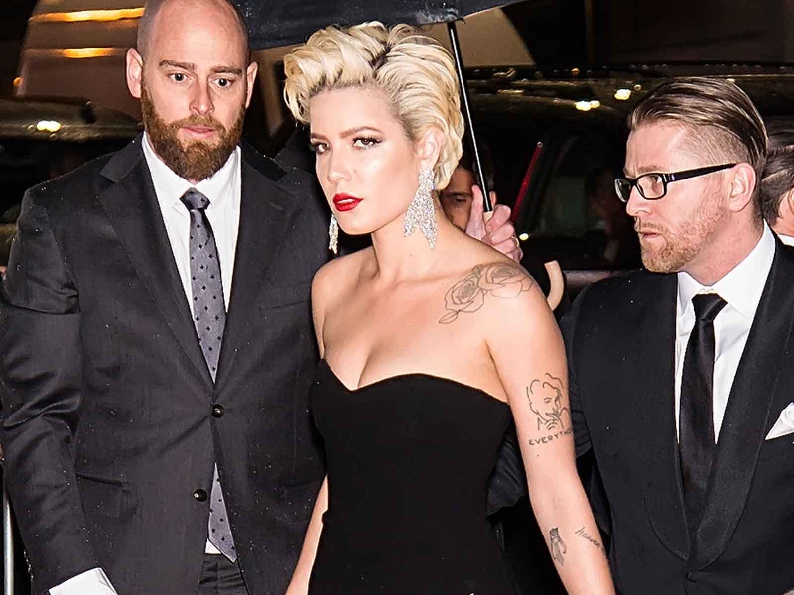 Eek! Some Guy Accidentally Made Halsey Show Her Undies on the Red Carpet