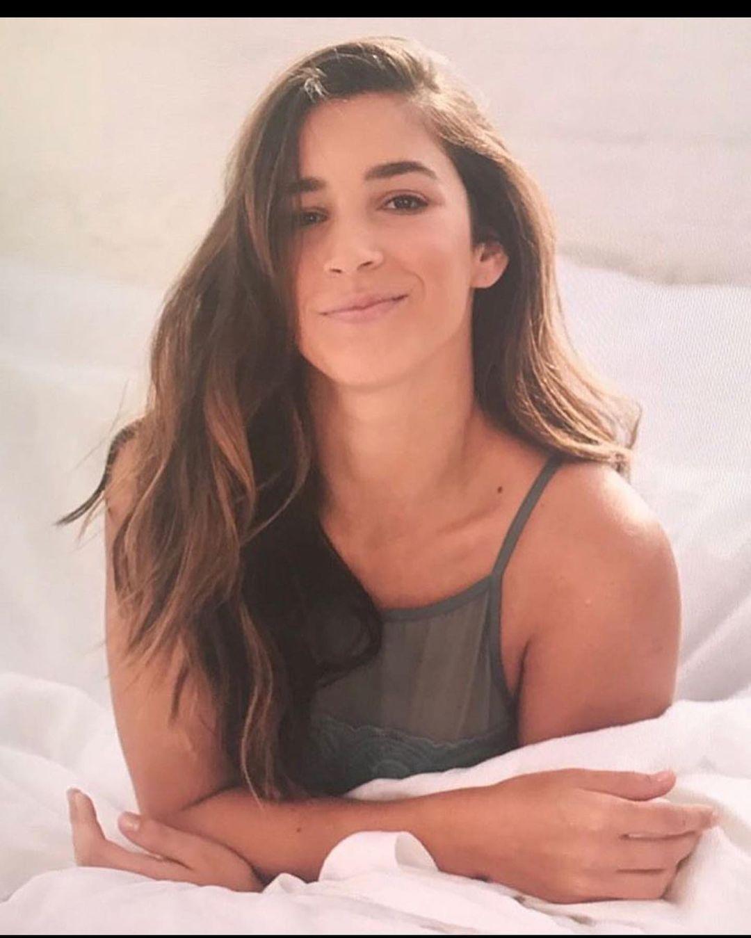 Gymnast Aly Raisman Flawless Without Makeup For Wellness Check In - The ...