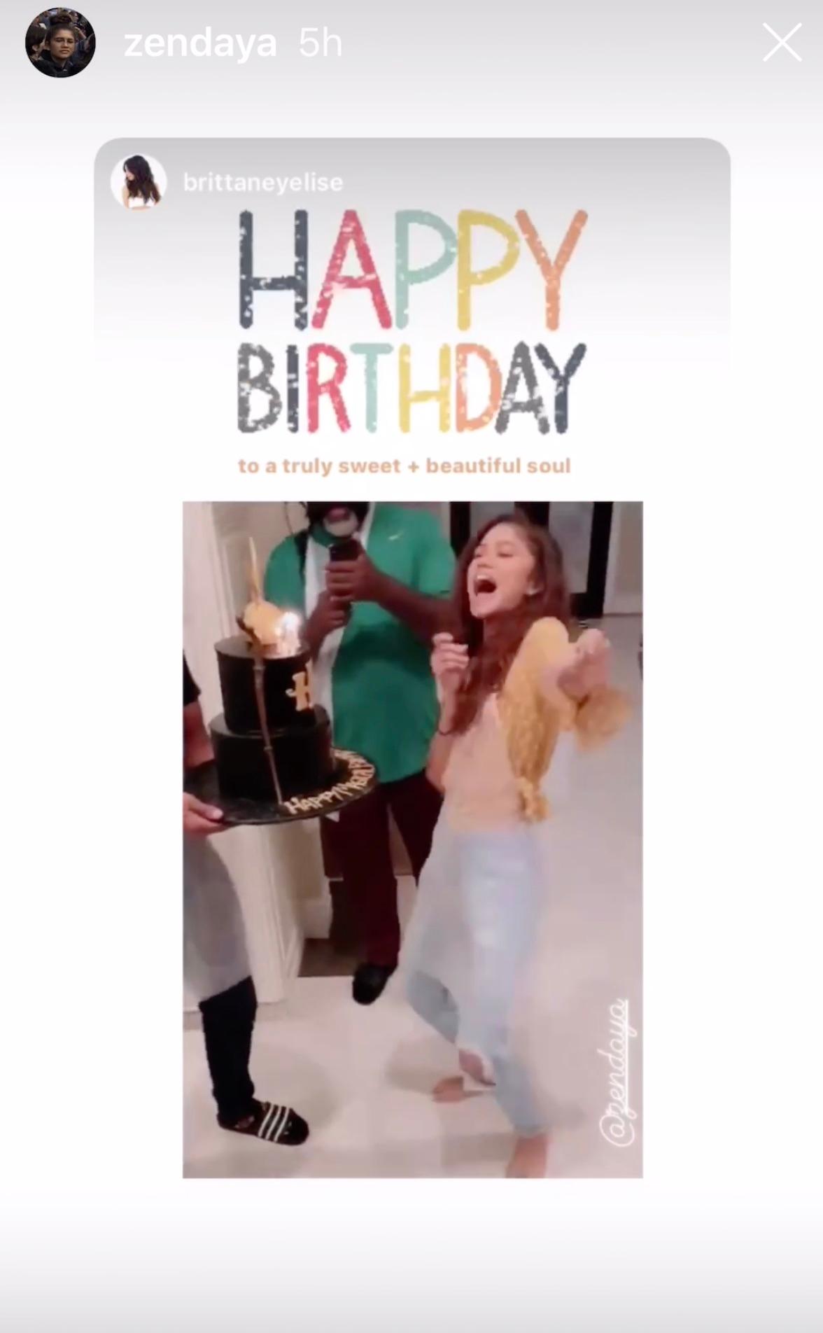 Zendaya Turns Up For 23rd Birthday With 'Euphoria' Co-Stars - The Blast