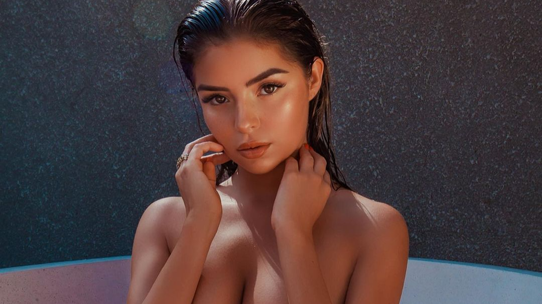 Demi Rose Flaunts Lace & Grace With Thorny Black Rose Bra - The Blast