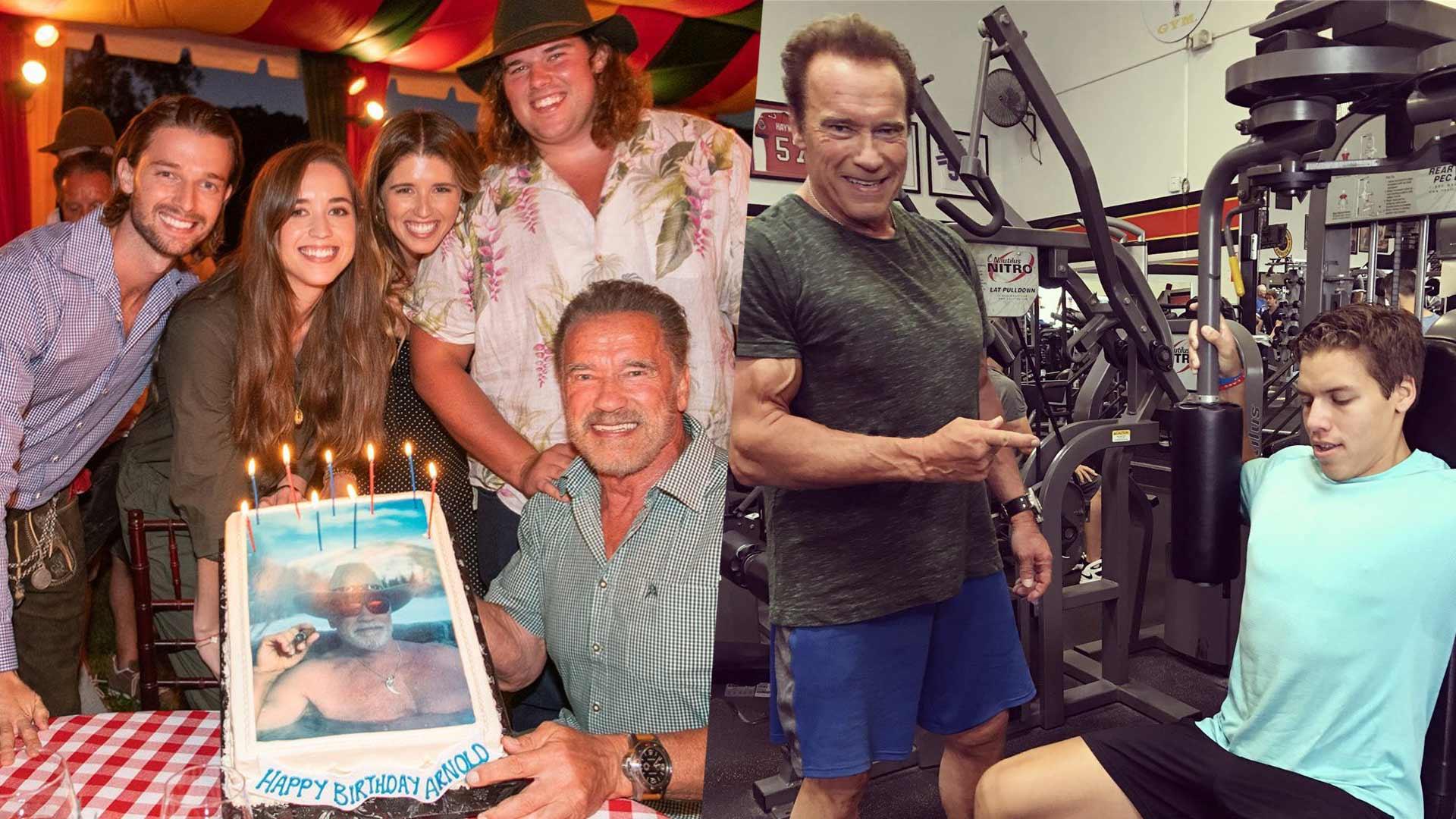 Arnold Schwarzenegger Gets Pumped Up Birthday Messages from His Kids ...