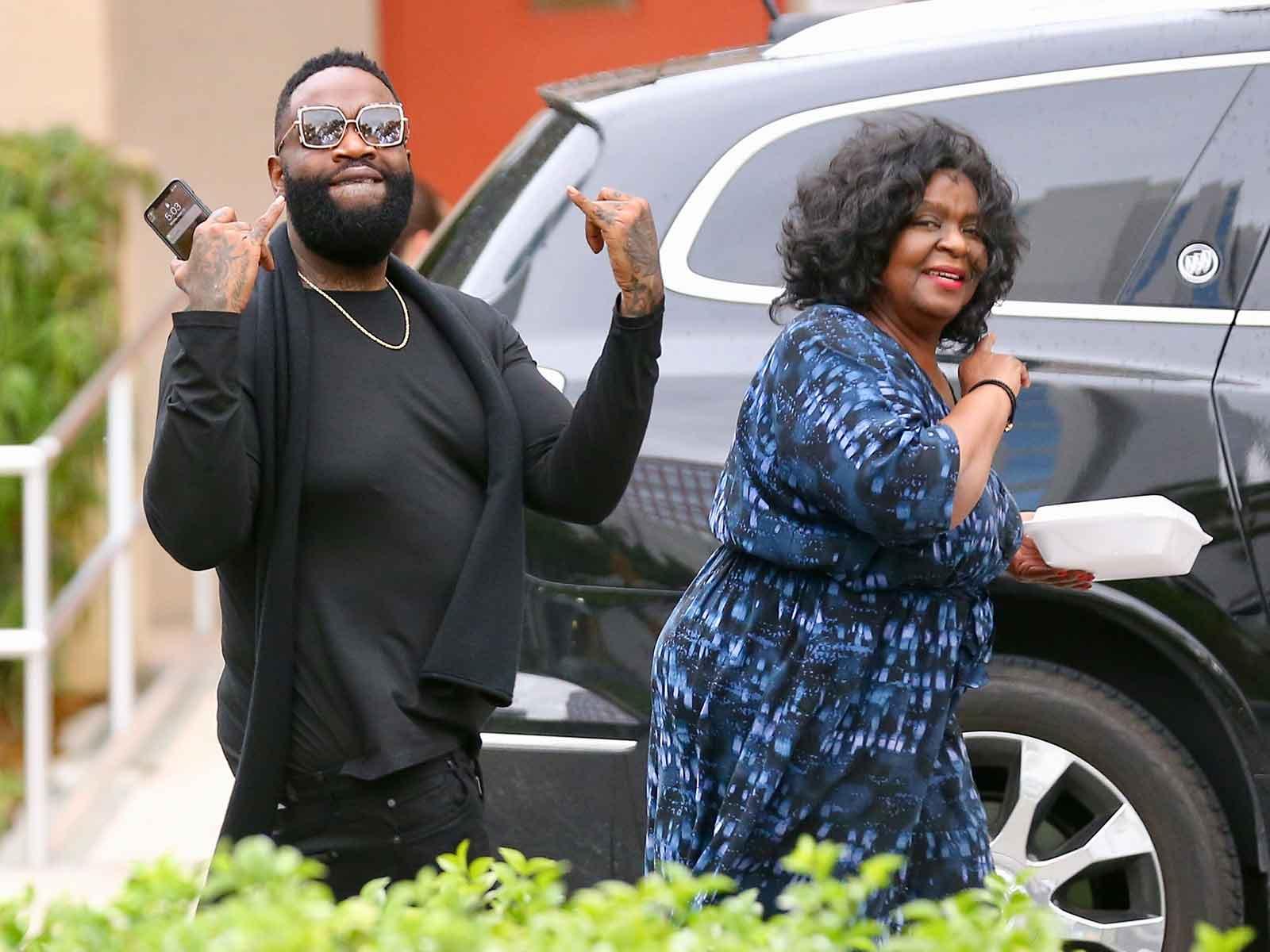 Rick Ross Is the Picture of Health While Out With Mom