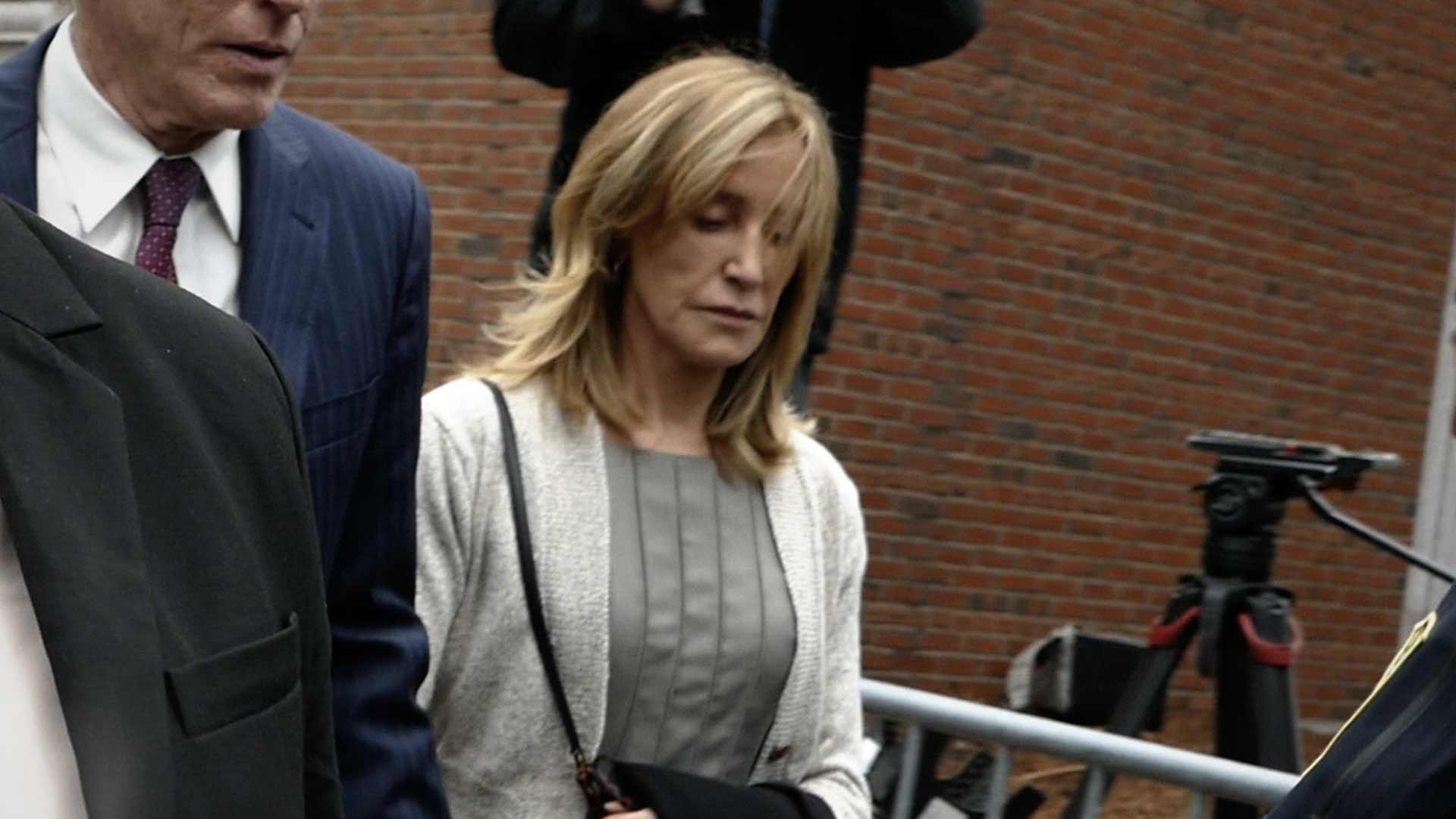 Felicity Huffman Tears Up as She Enters Guilty Plea in College Admissions Scandal