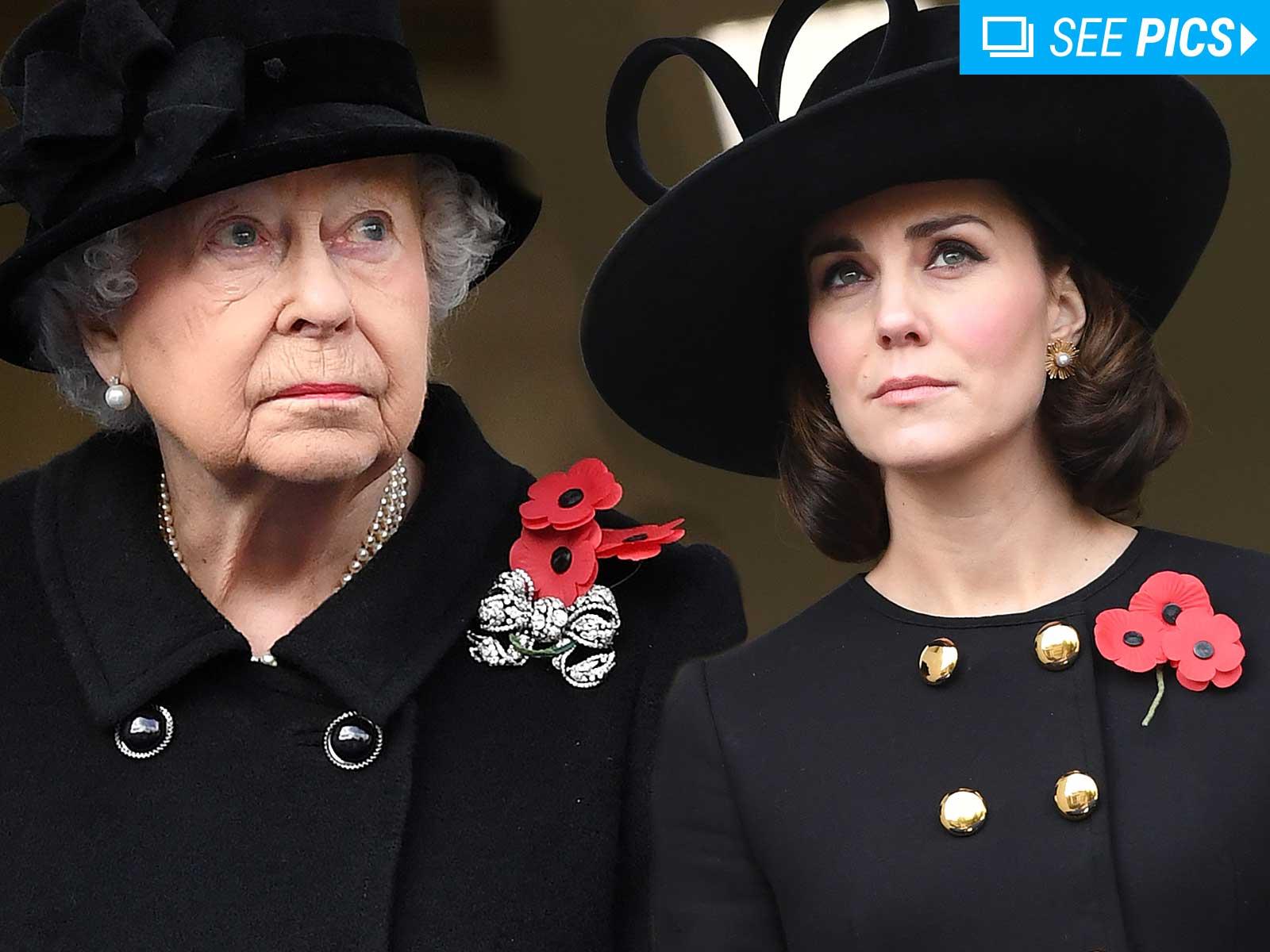 Royal Family Attends Remembrance Sunday In London - The Blast