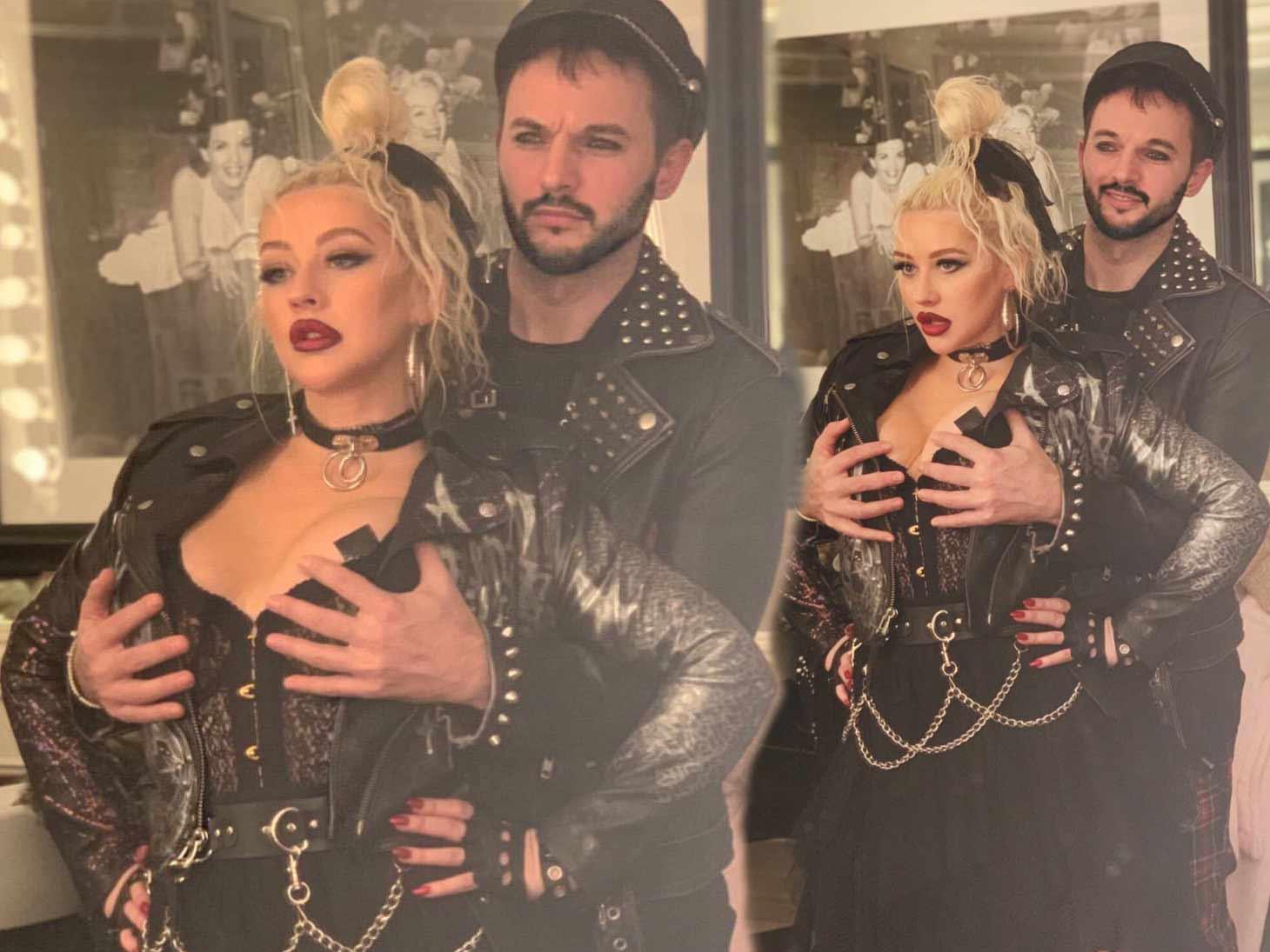 Christina Aguilera Gets 'Dirrty' With Handsy Husband on 38th ...