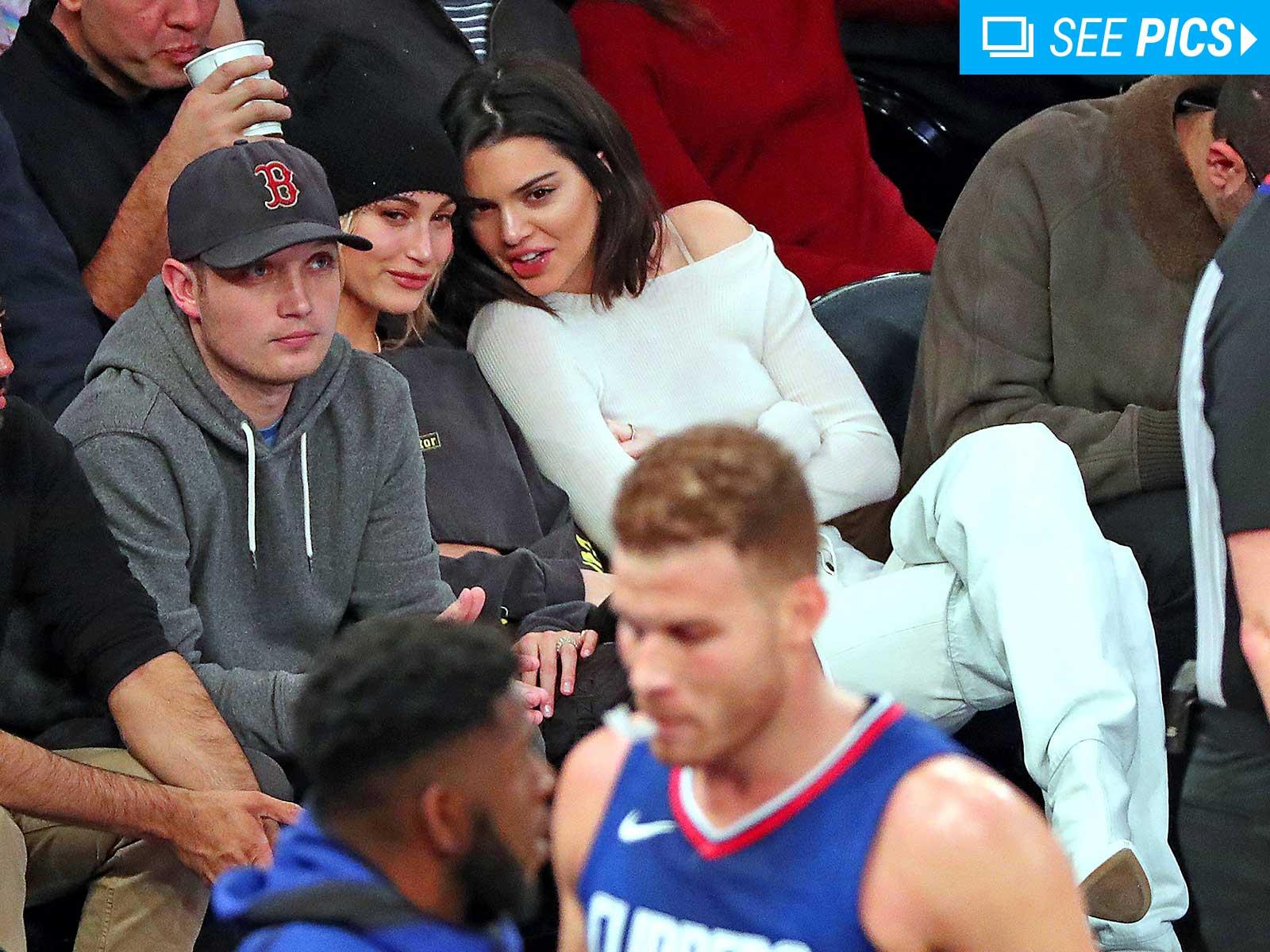 Kendall Jenner and Hailey Baldwin Had an Amazing Time Watching Blake Griffin Lose