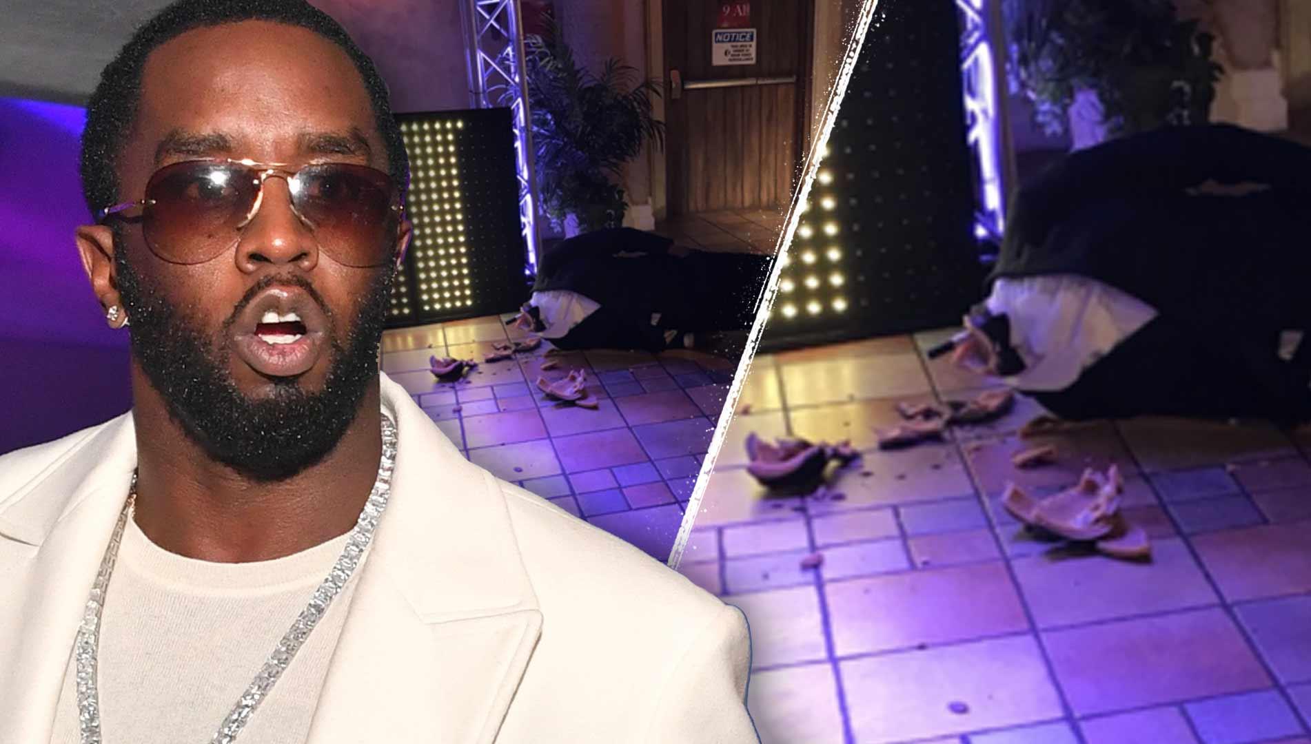 Diddy’s Decapitated Wax Statue Seen With Crushed Head