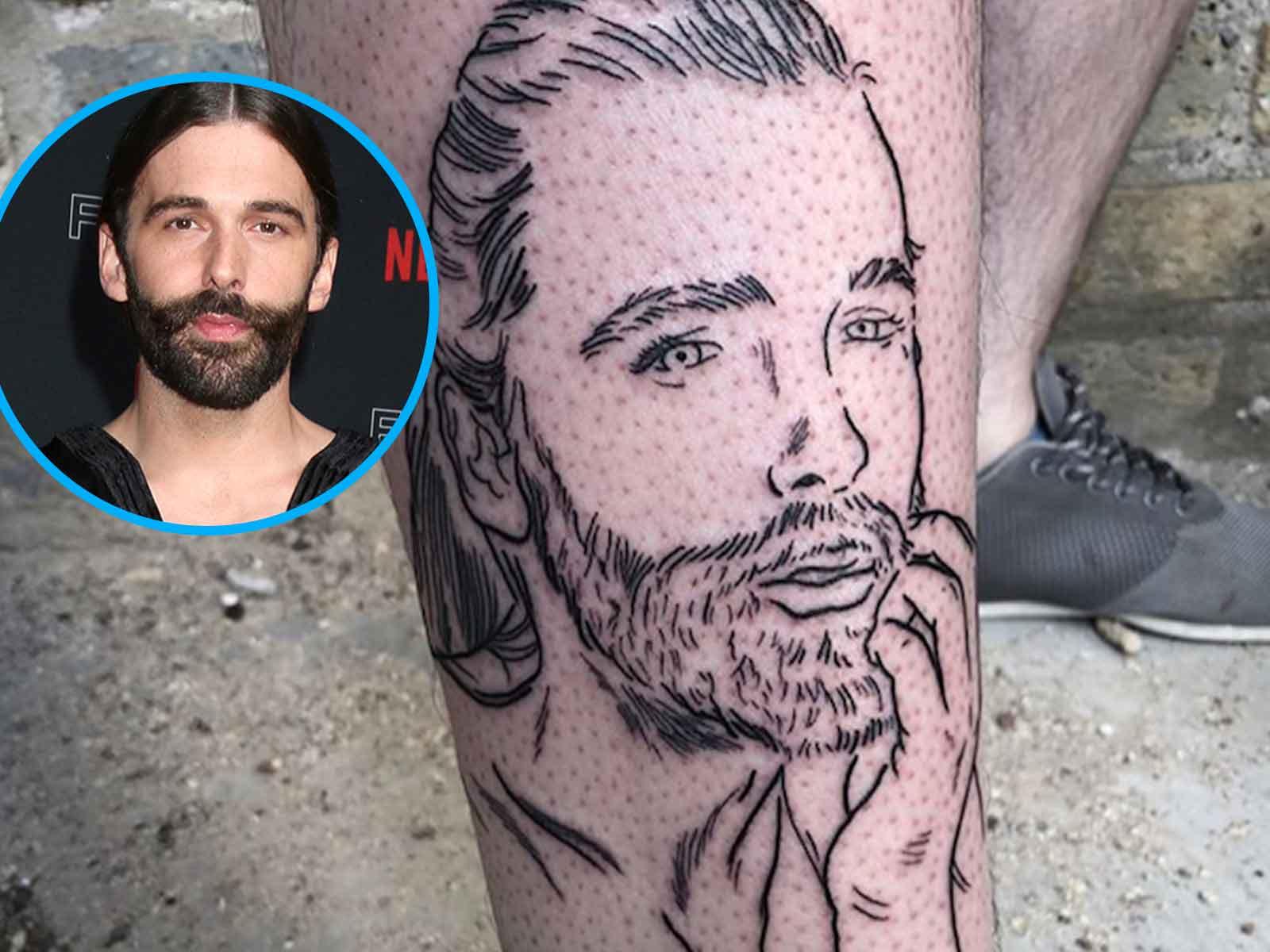 ‘Queer Eye’ Superfan Gets Jonathan Van Ness Tat, Now Planning On Whole Cast!