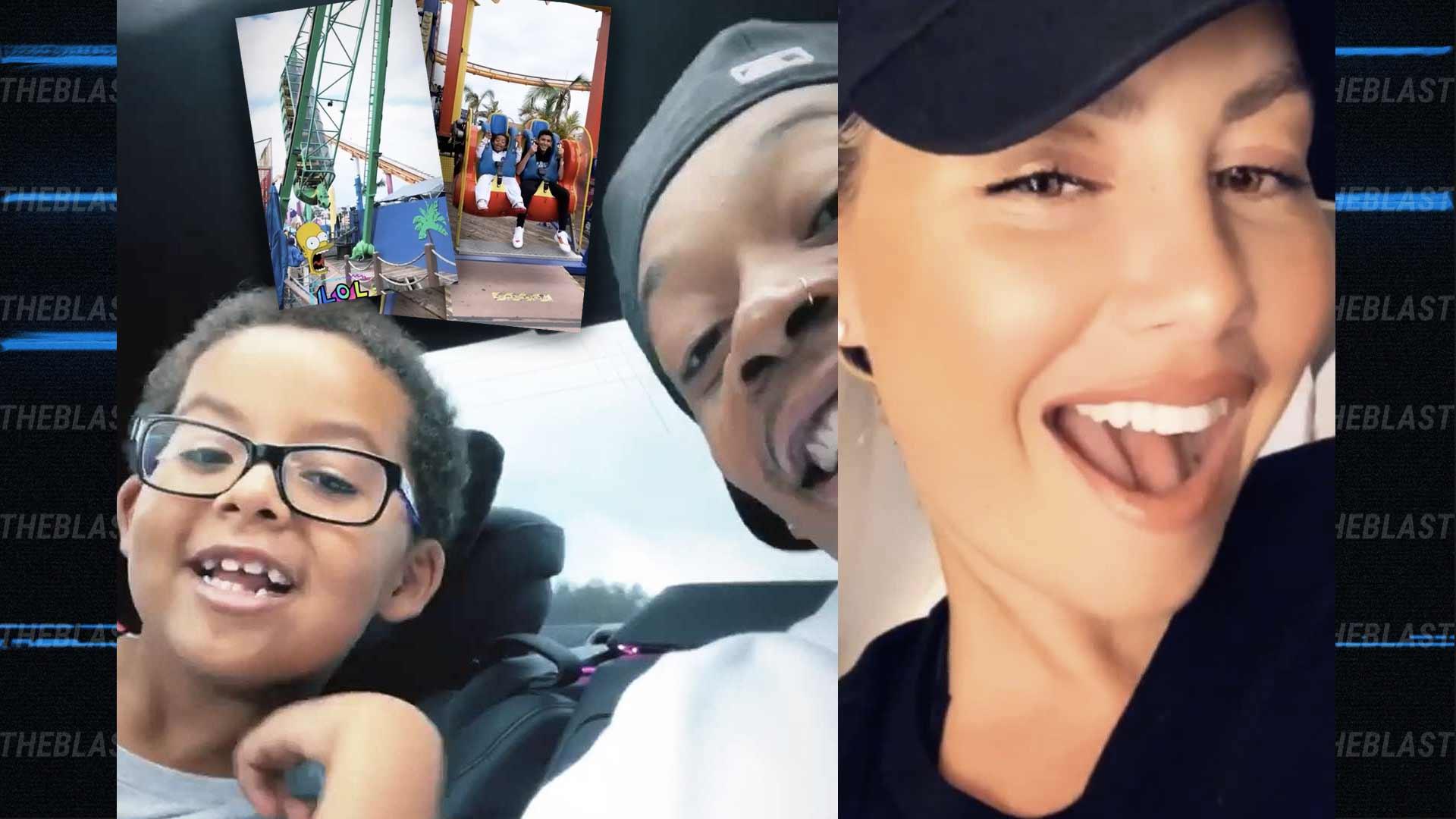 They need to do a class on co-parenting for this generation. #WizKhalifa,  #AmberRose \u0026 son, #SebastianTaylorThomaz, arrive at the Nickelodeon Kids'  Choice Awards on Saturday, March 4, 2023, at ..., image size:1920x1080