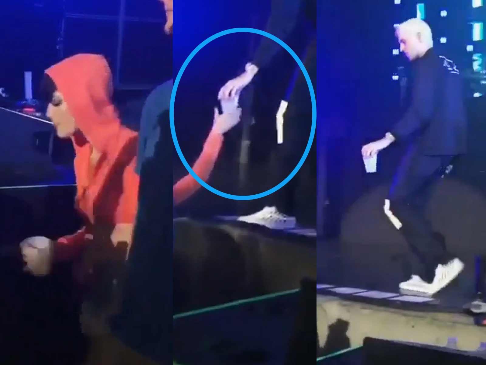 G-Eazy & Halsey Swappin’ Spit During His Concert