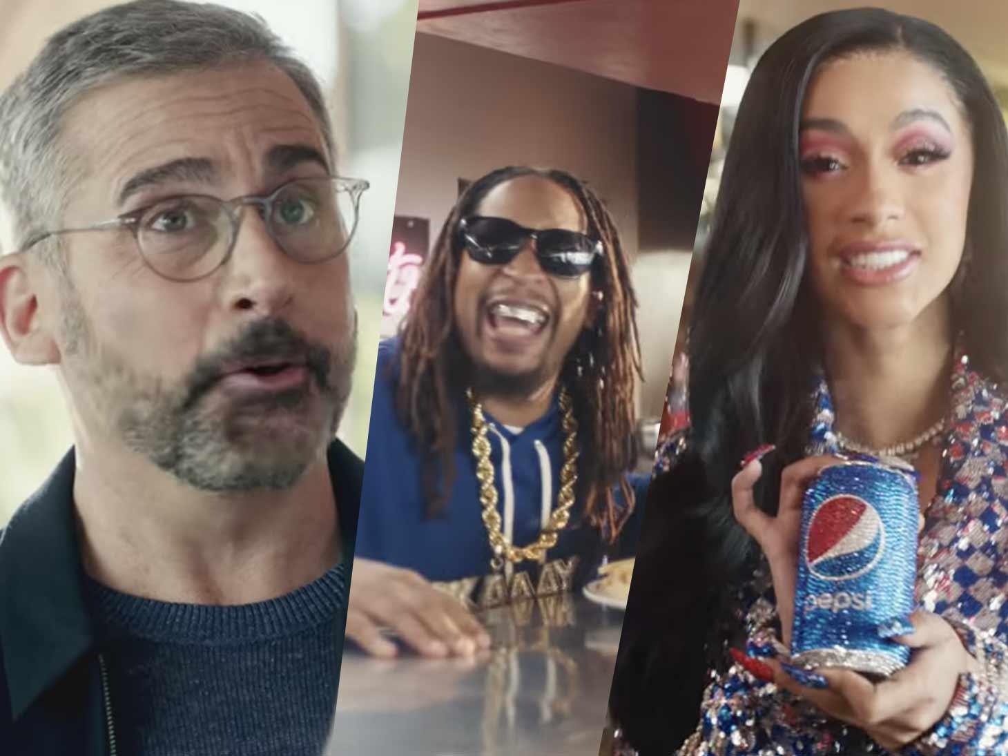 Cardi B, Steve Carell, and Lil Jon Make Pepsi’s Super Bowl Commercial ‘More Than Ok’